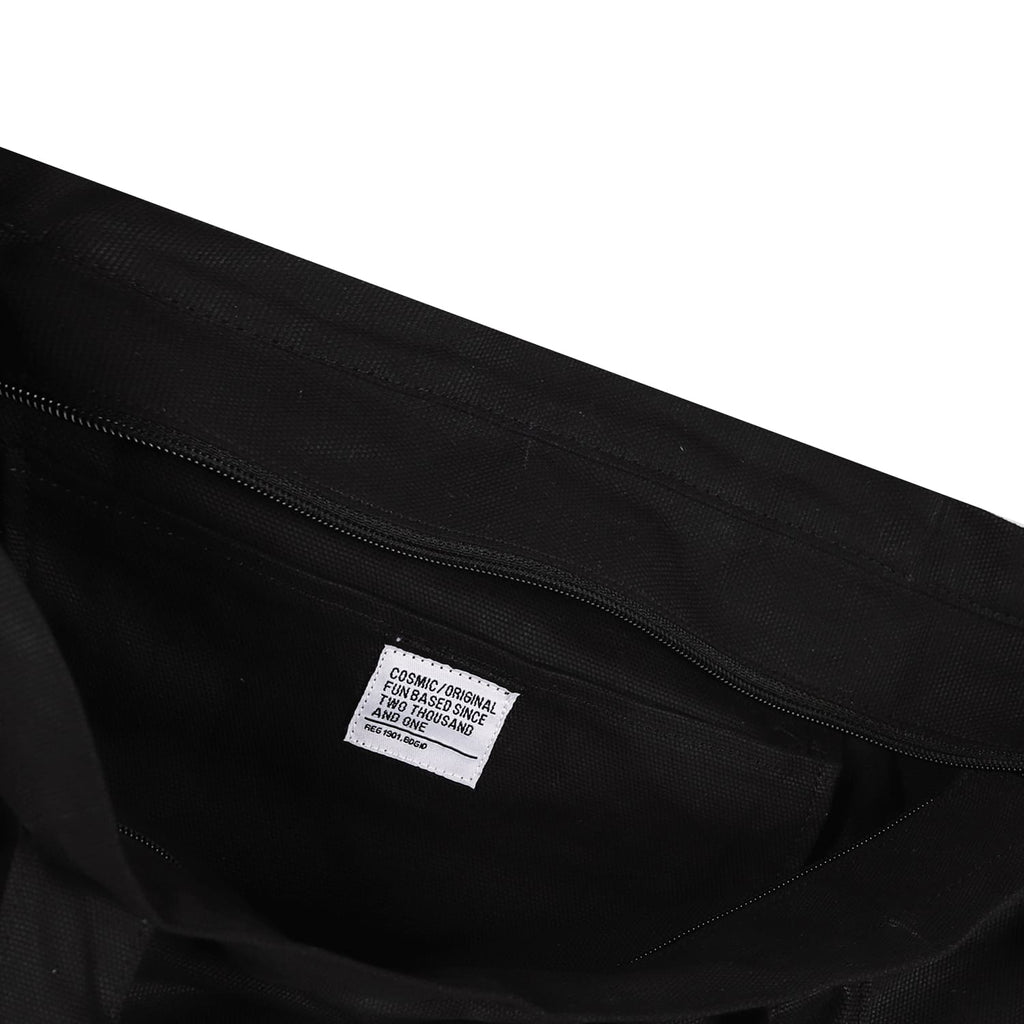 3D TYPE BLACK TOTE BAG - Cosmic Clothes Official