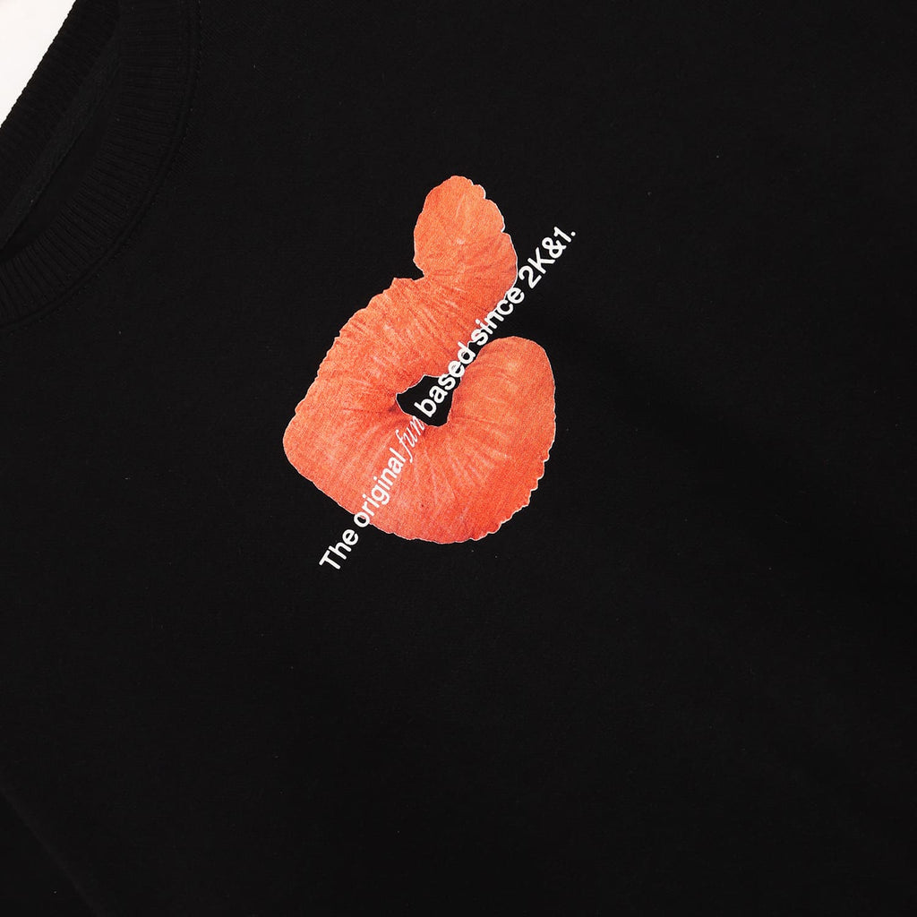 BALOON LOGO CREWNECK BLACK - Cosmic Clothes Official