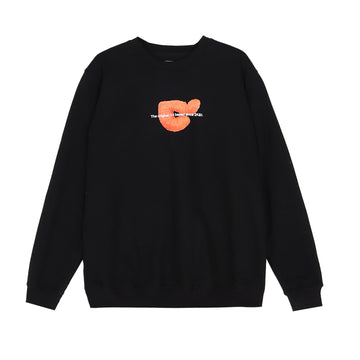 BALOON LOGO CREWNECK BLACK - Cosmic Clothes Official