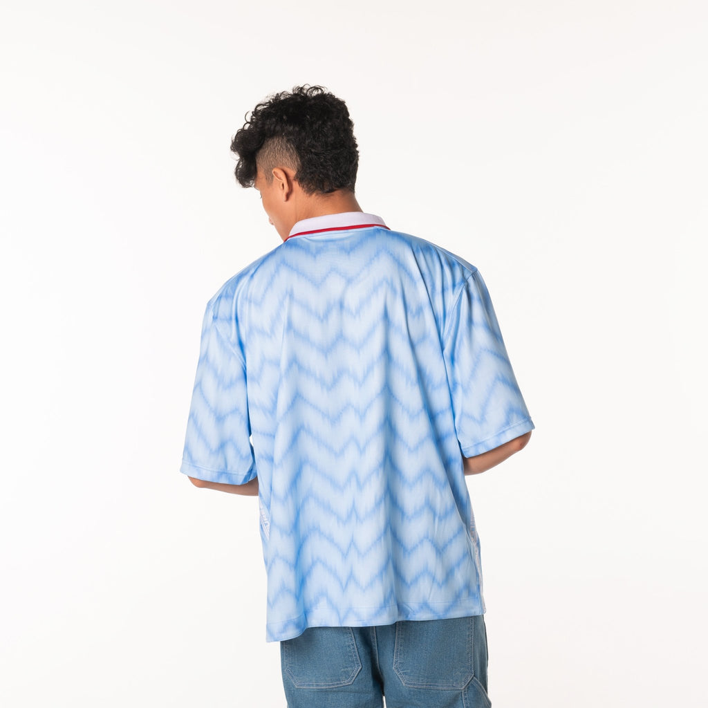 Cosmic Jersey T-Shirt DAVIES BLUE - Cosmic Clothes Official