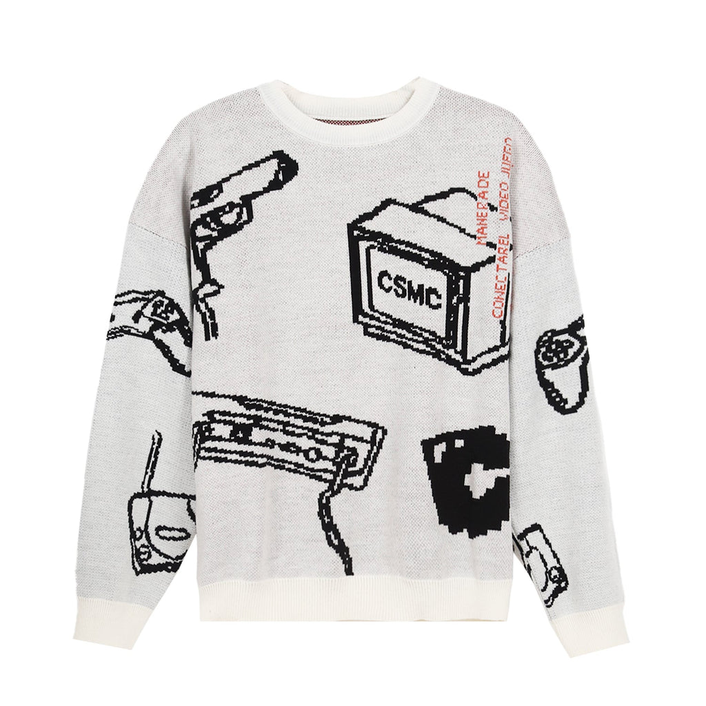 Cosmic Knit Sweater CONSOLA OFFWHITE - Cosmic Clothes Official