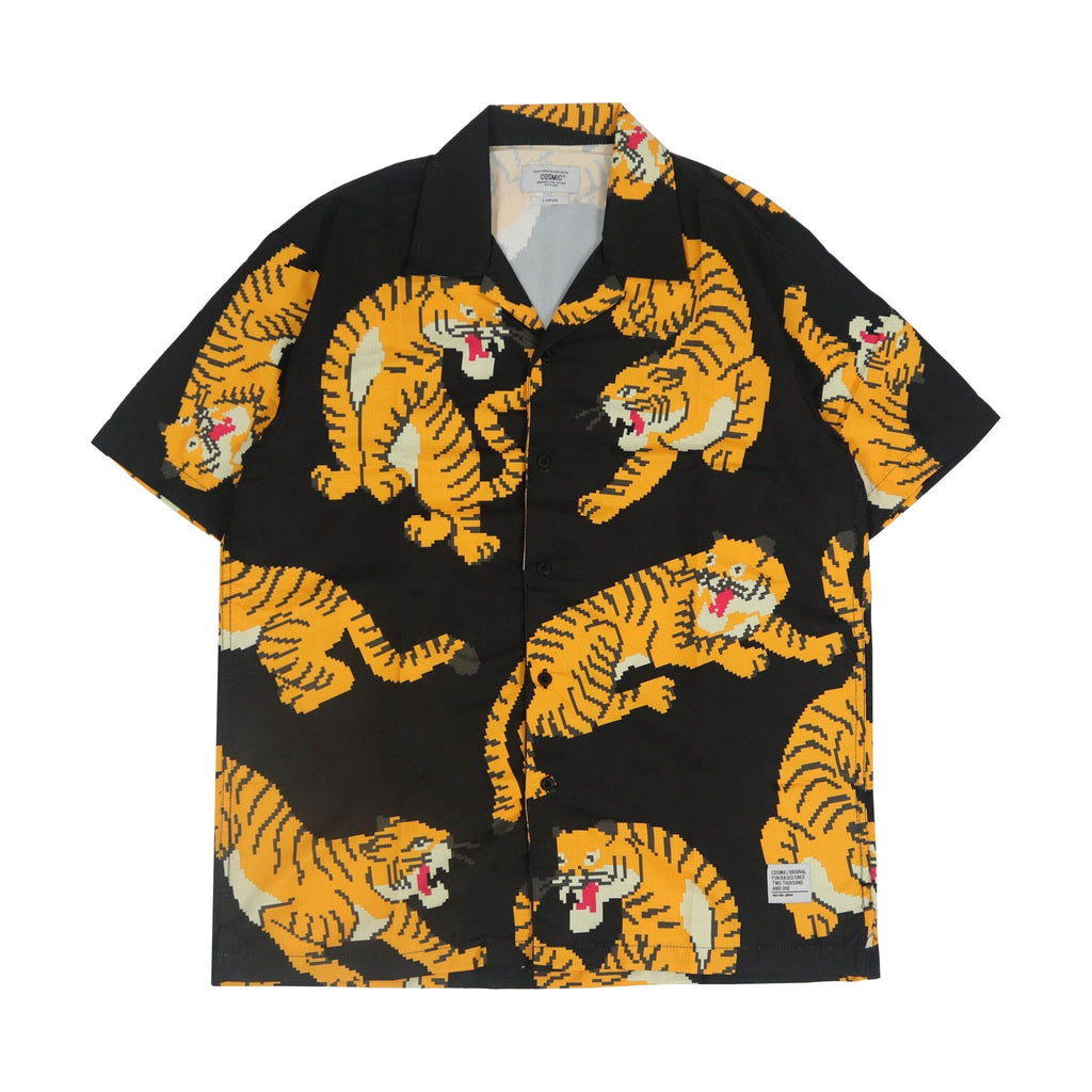 Cosmic Shirt TIGRE PIXEL BLACK - Cosmic Clothes Official