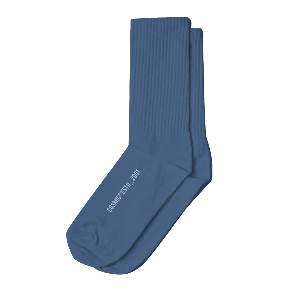Cosmic Socks DUSTY BLUE BASIC SOCKS - Cosmic Clothes Official
