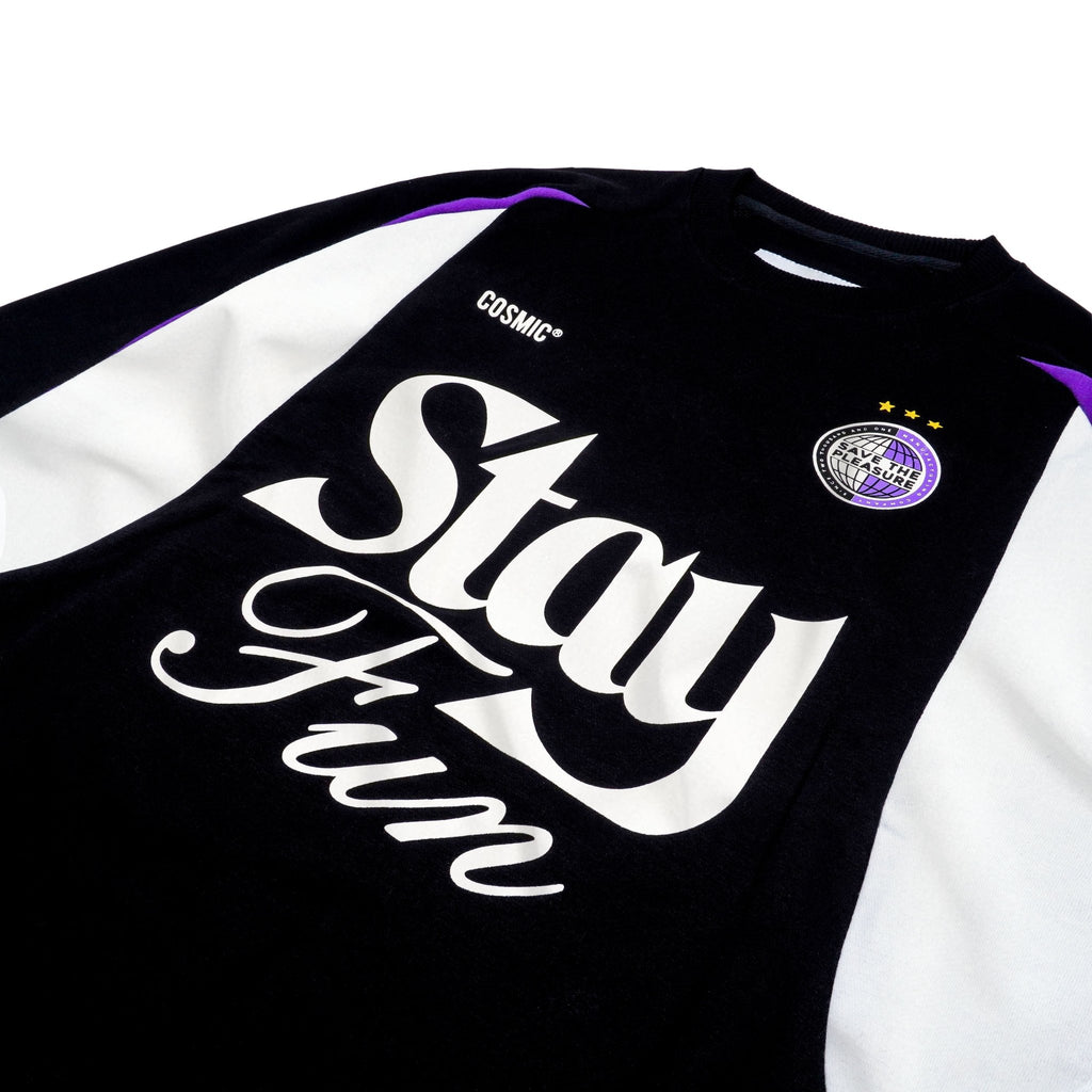 Cosmic Sweater Crewneck Pria OSTER BLACK - Cosmic Clothes Official