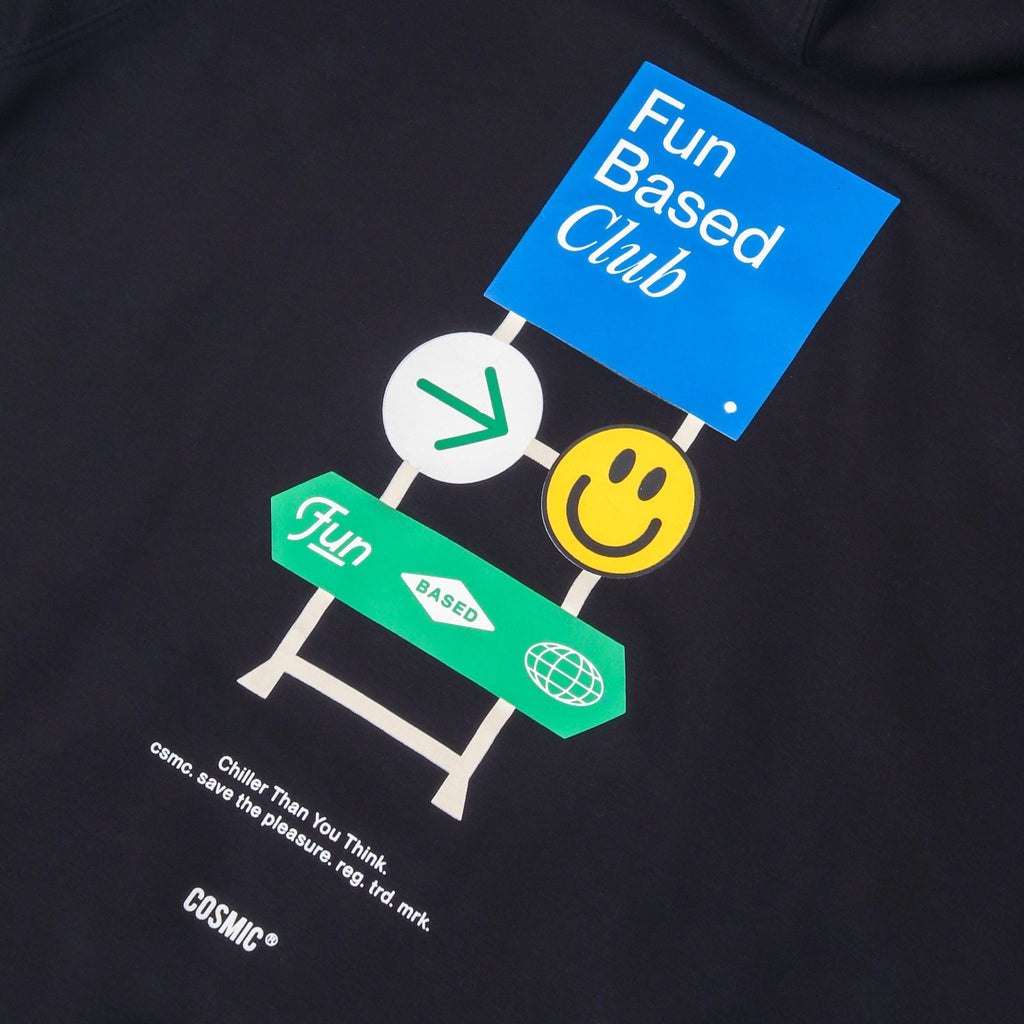 Cosmic Sweater Hoodie FUN SIGN BLACK - Cosmic Clothes Official