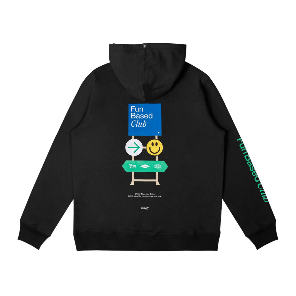 Cosmic Sweater Hoodie FUN SIGN BLACK - Cosmic Clothes Official