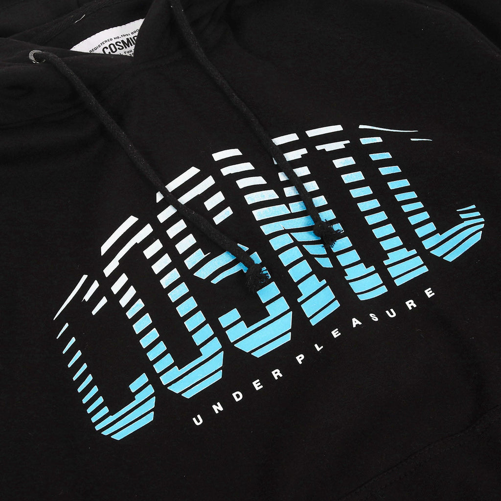 Cosmic Sweater Hoodie Pria WARP COLLEGE BLACK - Cosmic Clothes Official