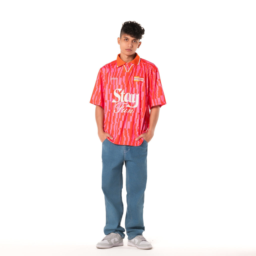 Cosmic T-Shirt Jersey PIXWAVE ORANGE - Cosmic Clothes Official