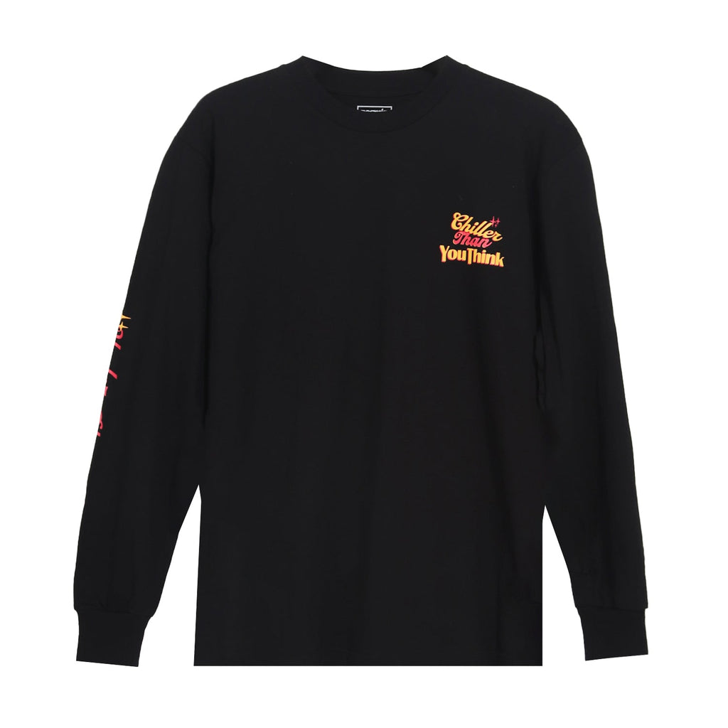 Cosmic T-Shirt Pria Lengan Panjang HARMSEN LS BLACK - Cosmic Clothes Official