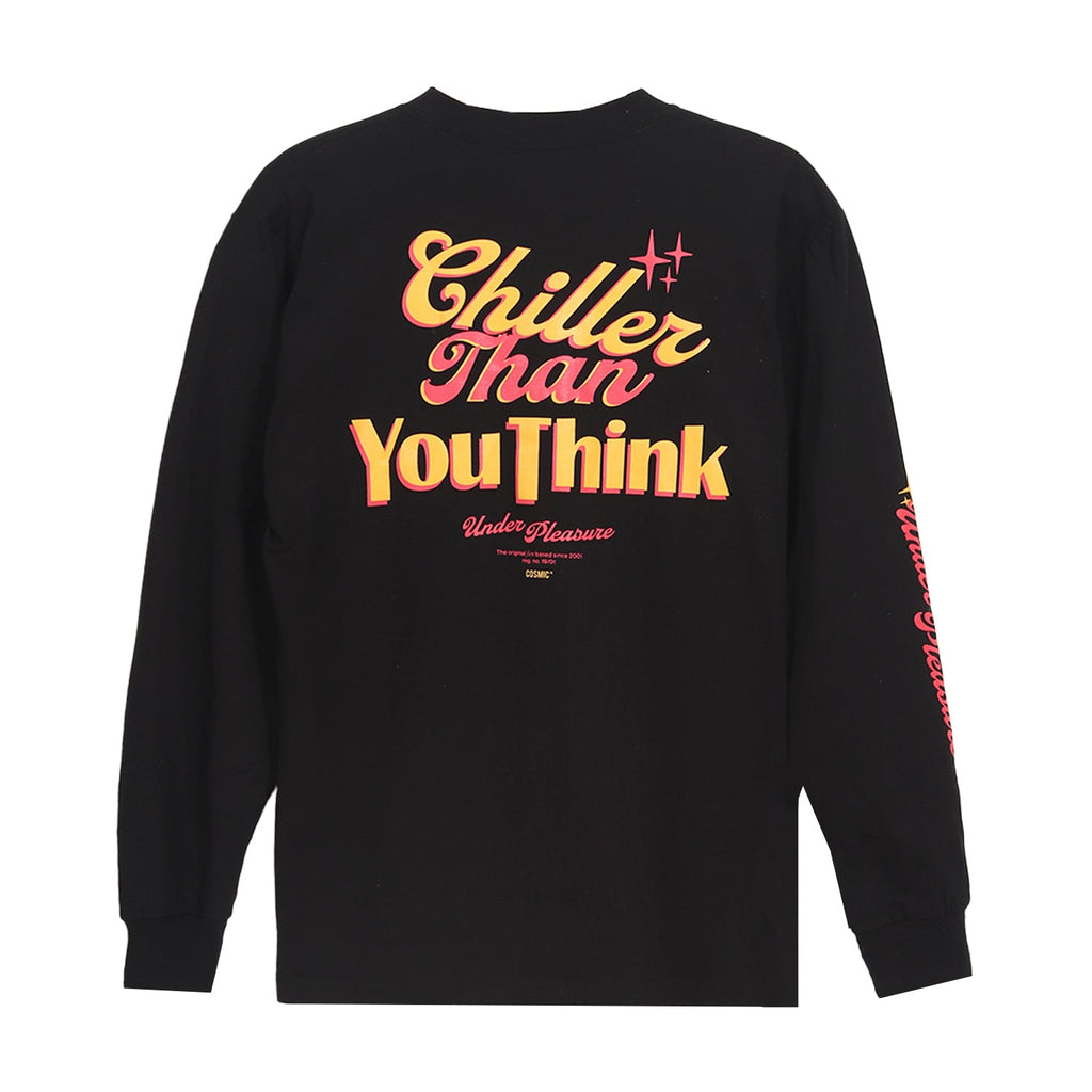 Cosmic T-Shirt Pria Lengan Panjang HARMSEN LS BLACK - Cosmic Clothes Official