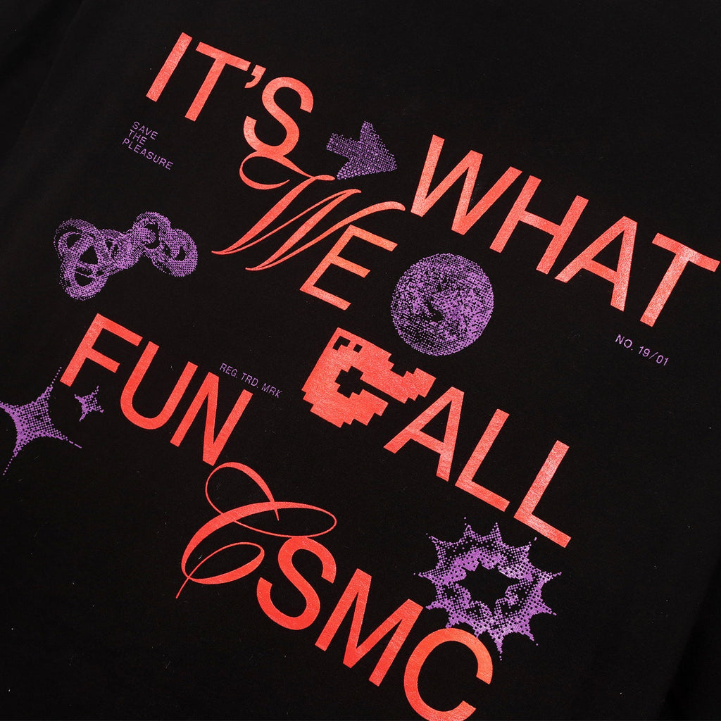 Cosmic T-Shirt Pria Oversize LOEZ BLACK - Cosmic Clothes Official