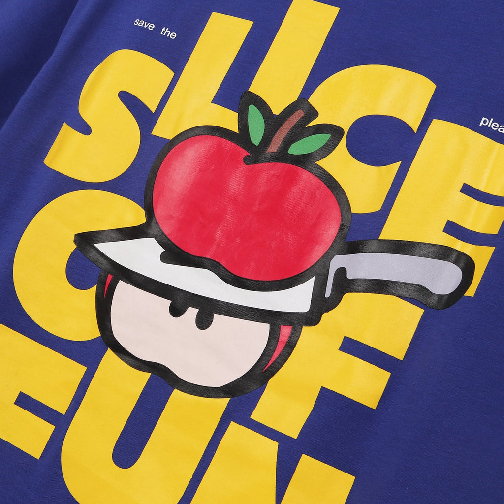 Cosmic T-Shirt Pria SLICE OF FUN BLUE - Cosmic Clothes Official