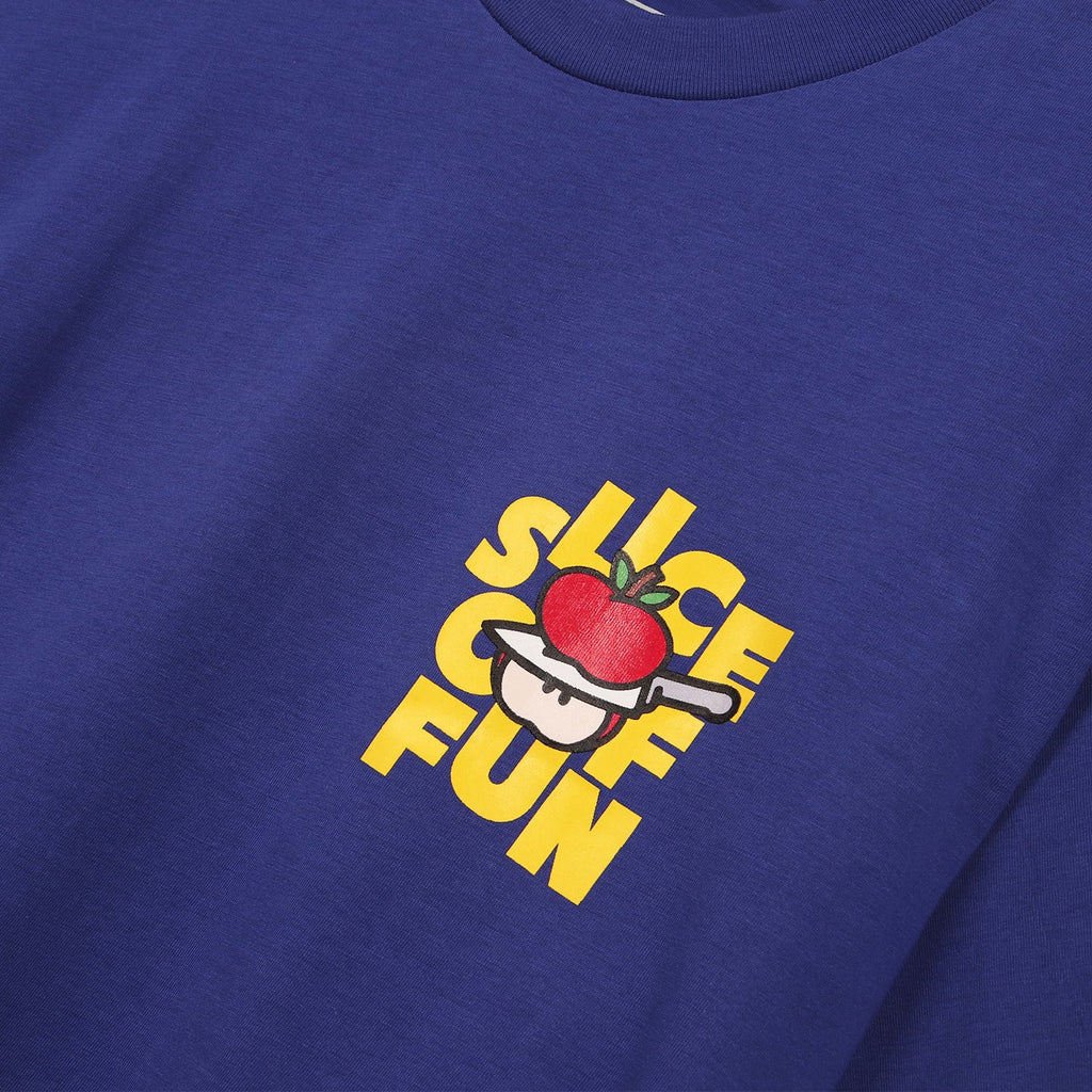 Cosmic T-Shirt Pria SLICE OF FUN BLUE - Cosmic Clothes Official