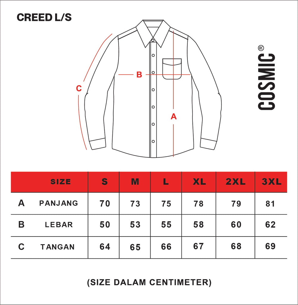 CREED LS WHITE - Cosmic Clothes Official