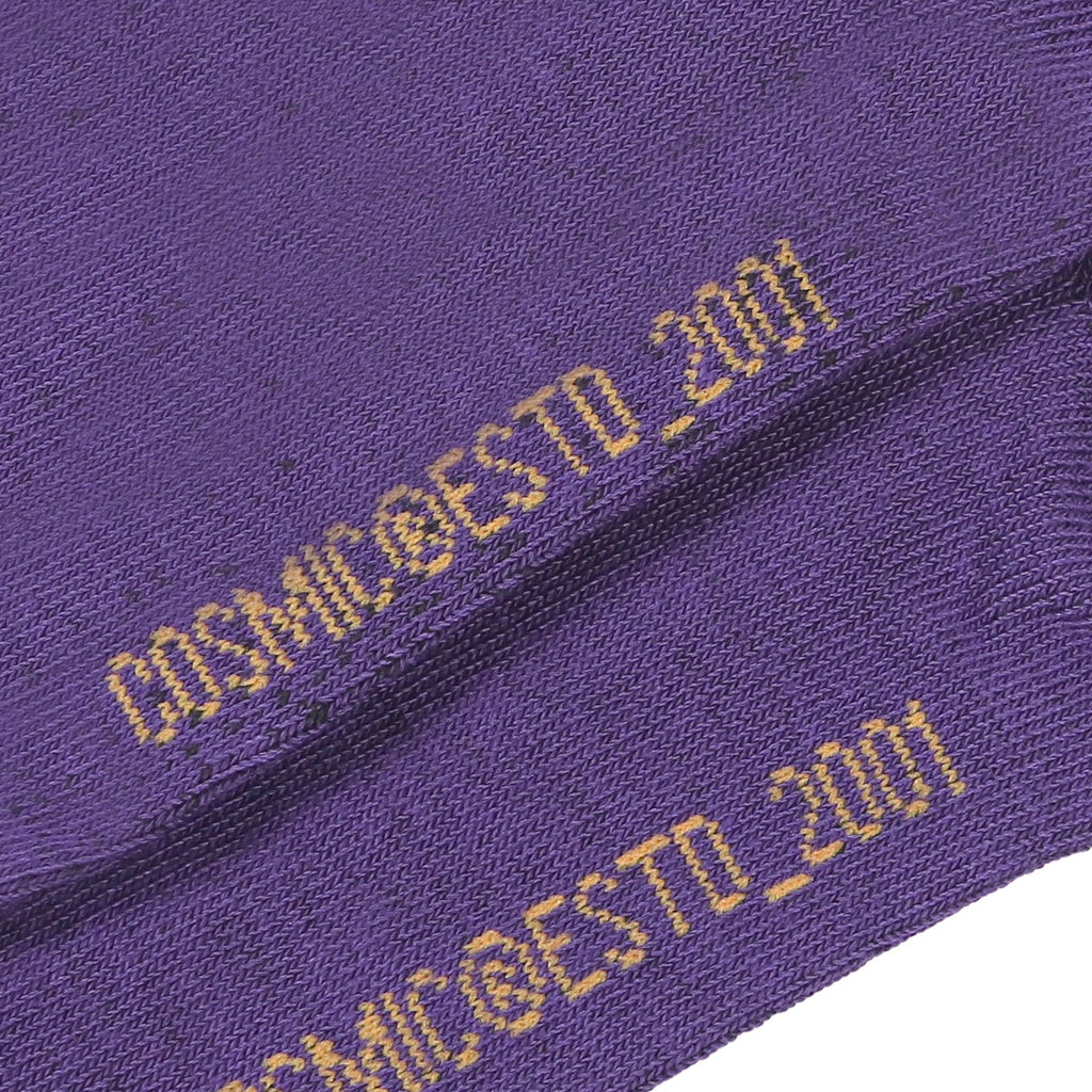 FLAME PURPLE SOCKS - Cosmic Clothes Official