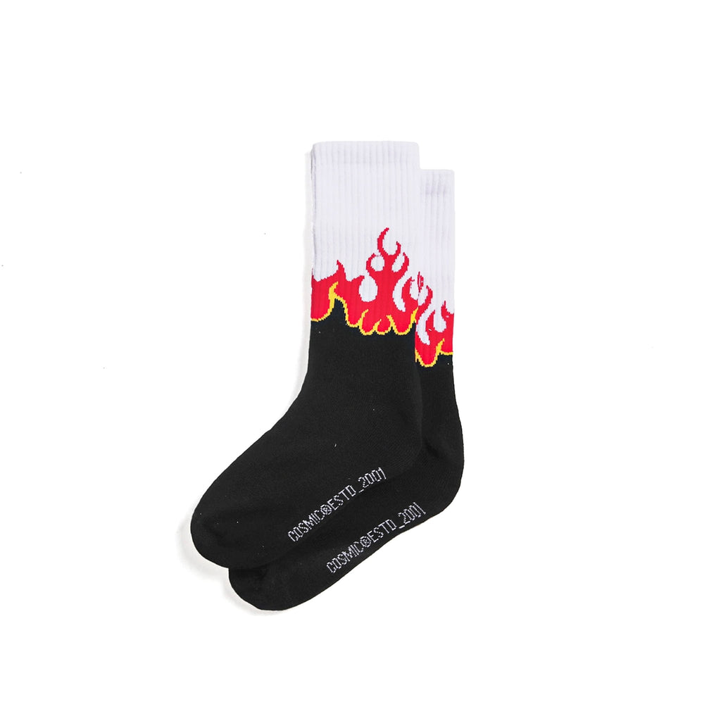 FLAME SOCKS BLACK - Cosmic Clothes Official