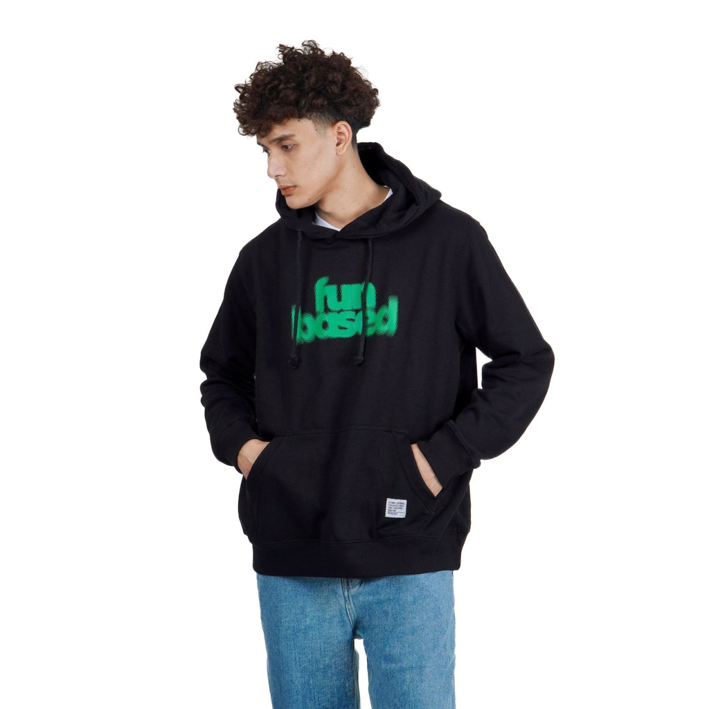 FUN BLURED BLACK HOODIE - Cosmic Clothes Official