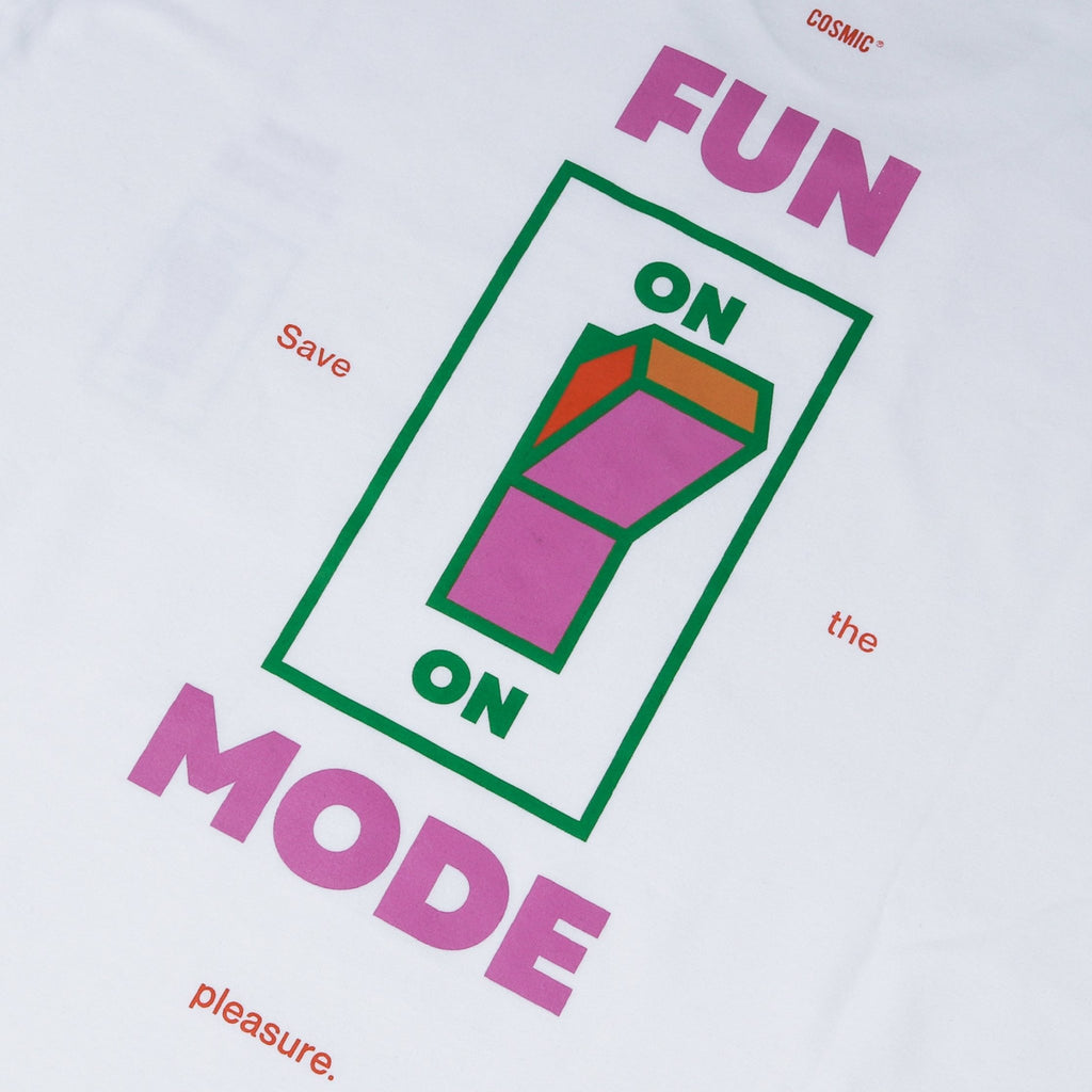 FUN MODE WHITE - Cosmic Clothes Official