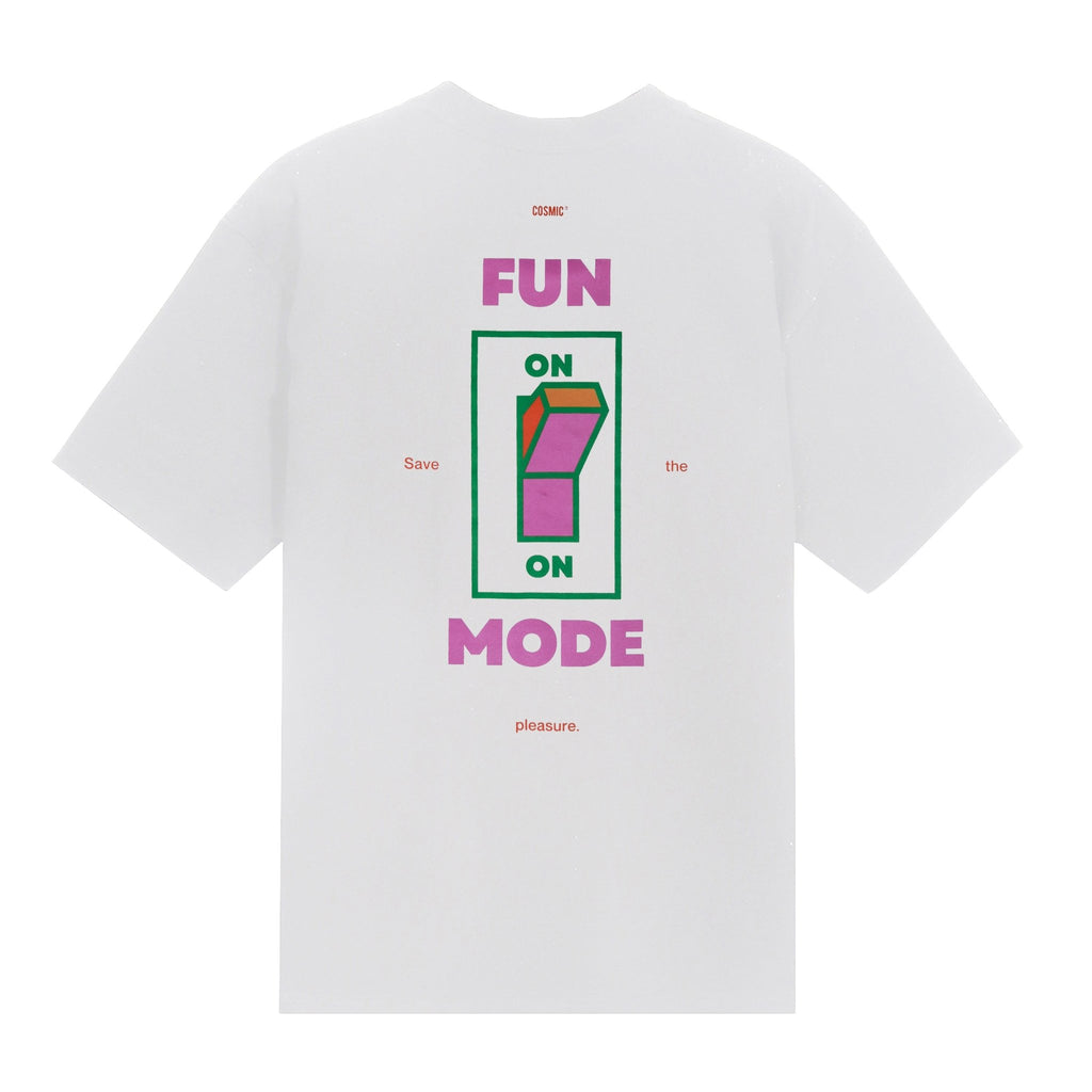 FUN MODE WHITE - Cosmic Clothes Official