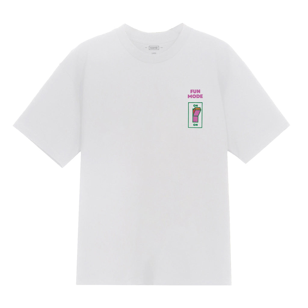 FUN MODE WHITE - Cosmic Clothes Official