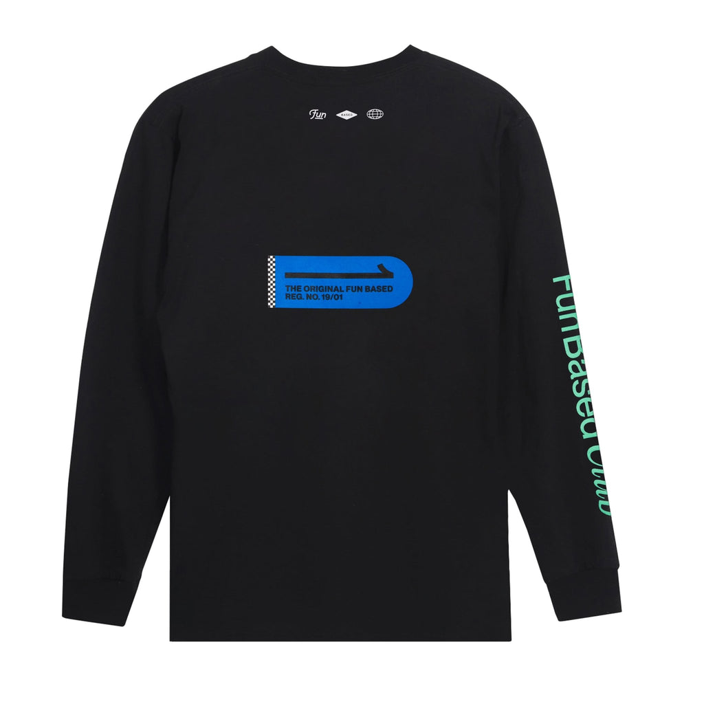 FUN SIGN LONGSLEEVE BLACK - Cosmic Clothes Official
