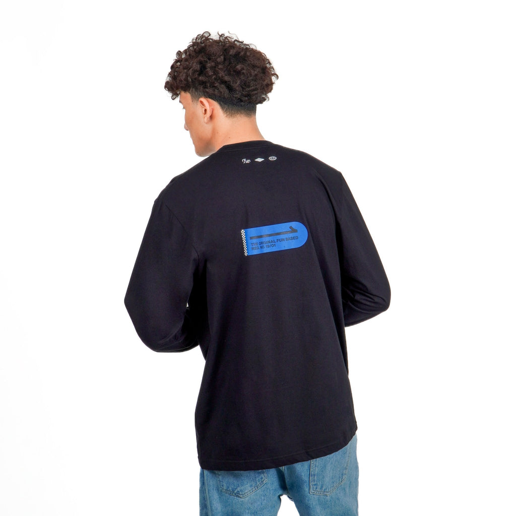 FUN SIGN LONGSLEEVE BLACK - Cosmic Clothes Official