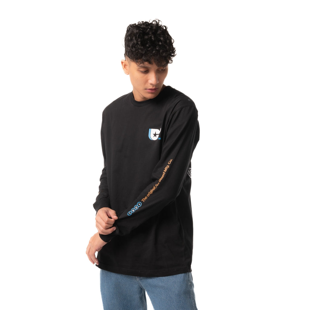 HALEM BLACK LONGSLEEVE - Cosmic Clothes Official