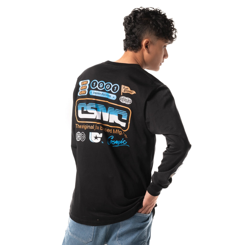 HALEM BLACK LONGSLEEVE - Cosmic Clothes Official