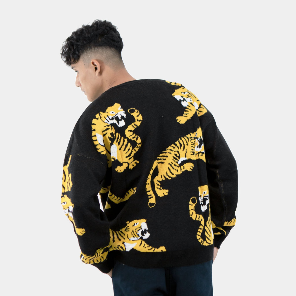 KNIT TIGRE BLACK - Cosmic Clothes Official