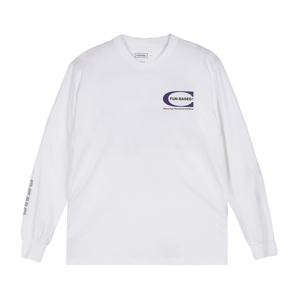 LARSON WHITE LONG SLEEVE - Cosmic Clothes Official