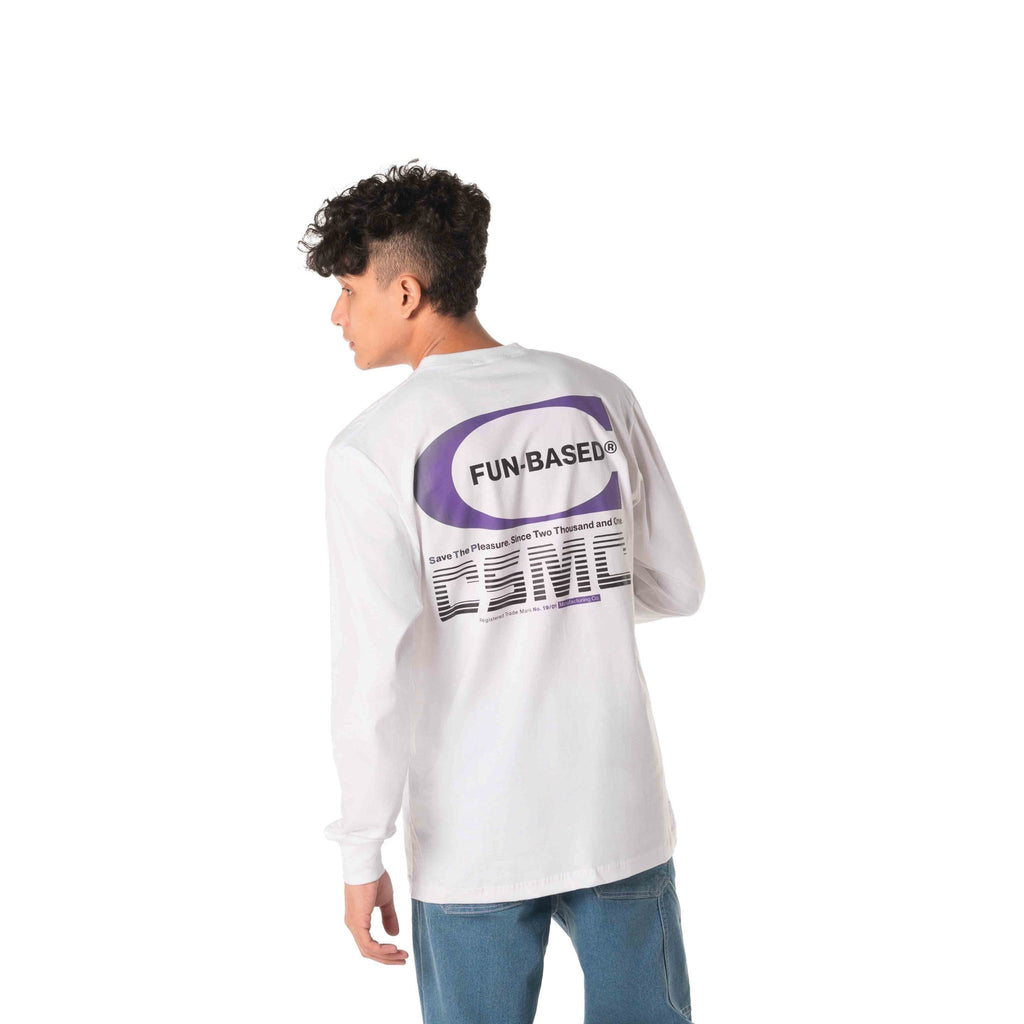 LARSON WHITE LONG SLEEVE - Cosmic Clothes Official