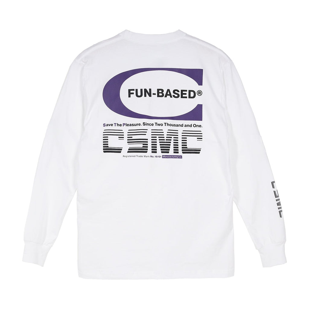 LARSON WHITE LONG SLEEVE - Cosmic Clothes Official