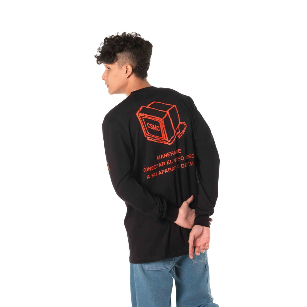 LEIGHTONE BLACK LONG SLEEVE - Cosmic Clothes Official