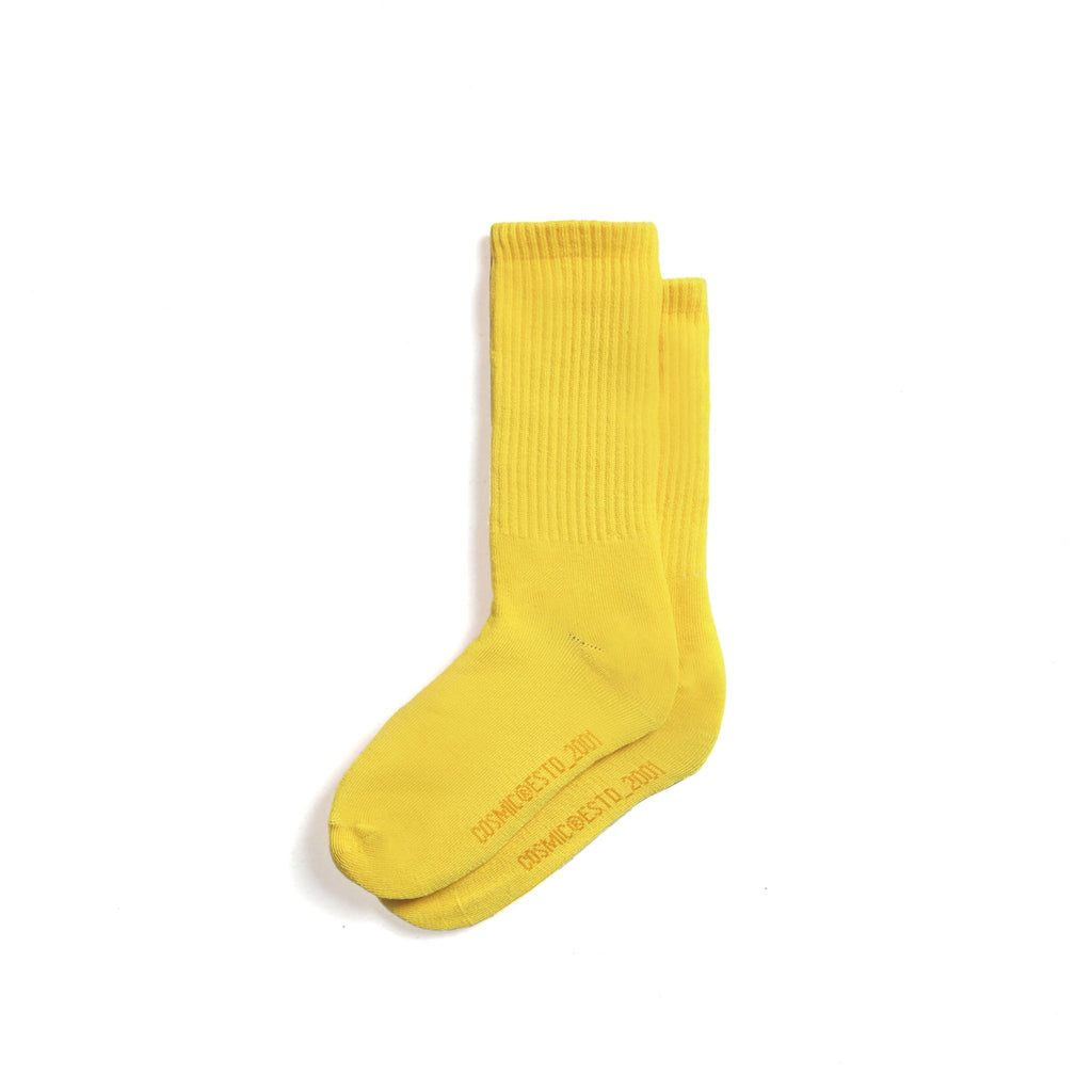 LIGHT YELLOW BASIC SOCKS - Cosmic Clothes Official