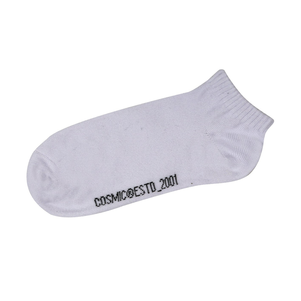 MAHONE ANKLE WHITE SOCKS - Cosmic Clothes Official