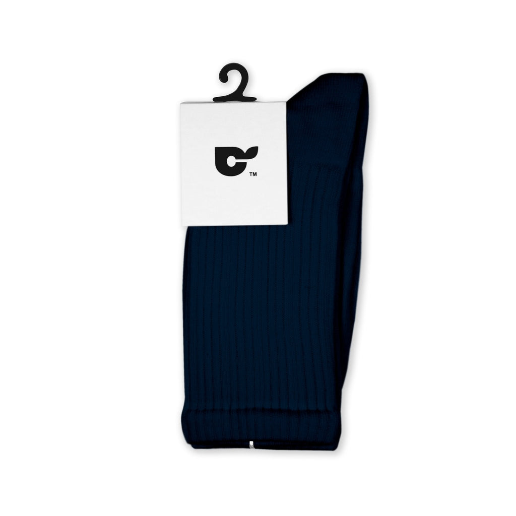 NAVY BASIC SOCKS - Cosmic Clothes Official