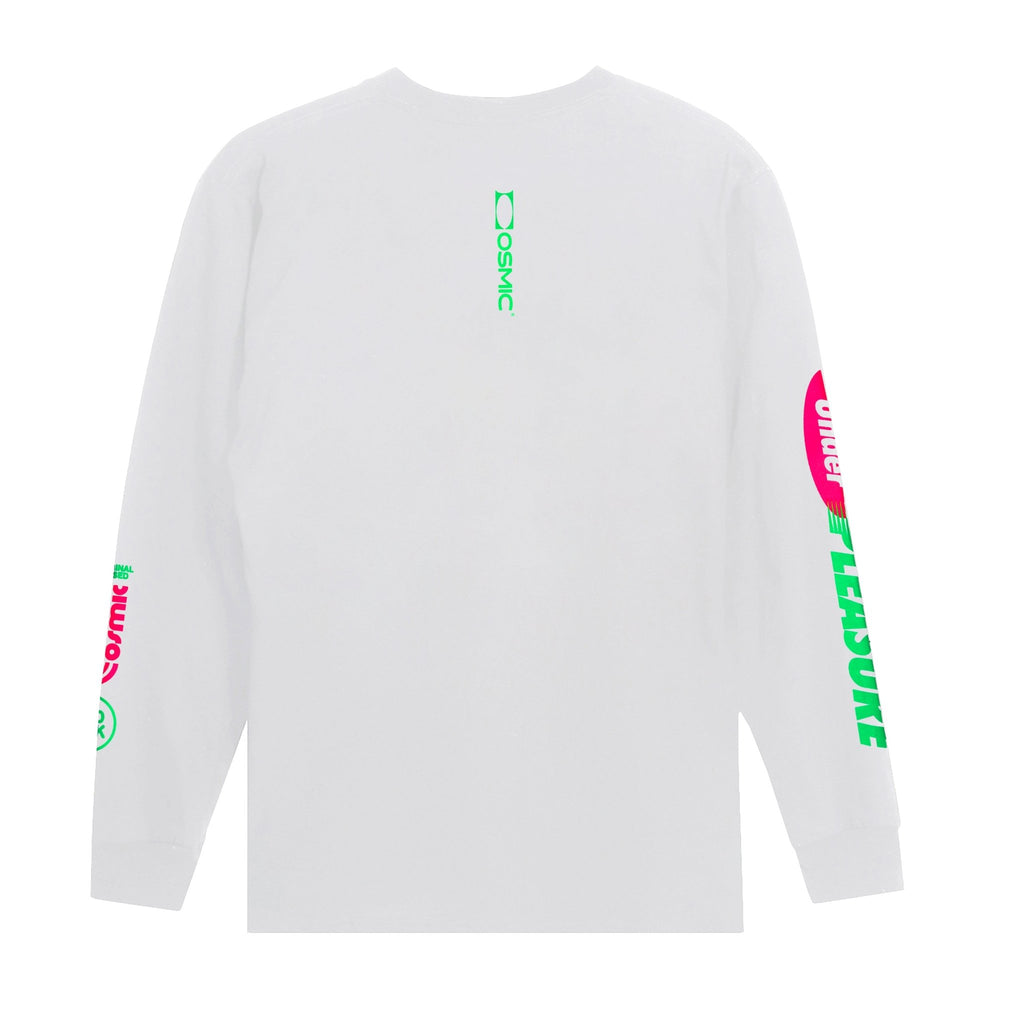 NEON WHITE LONGSLEEVE - Cosmic Clothes Official