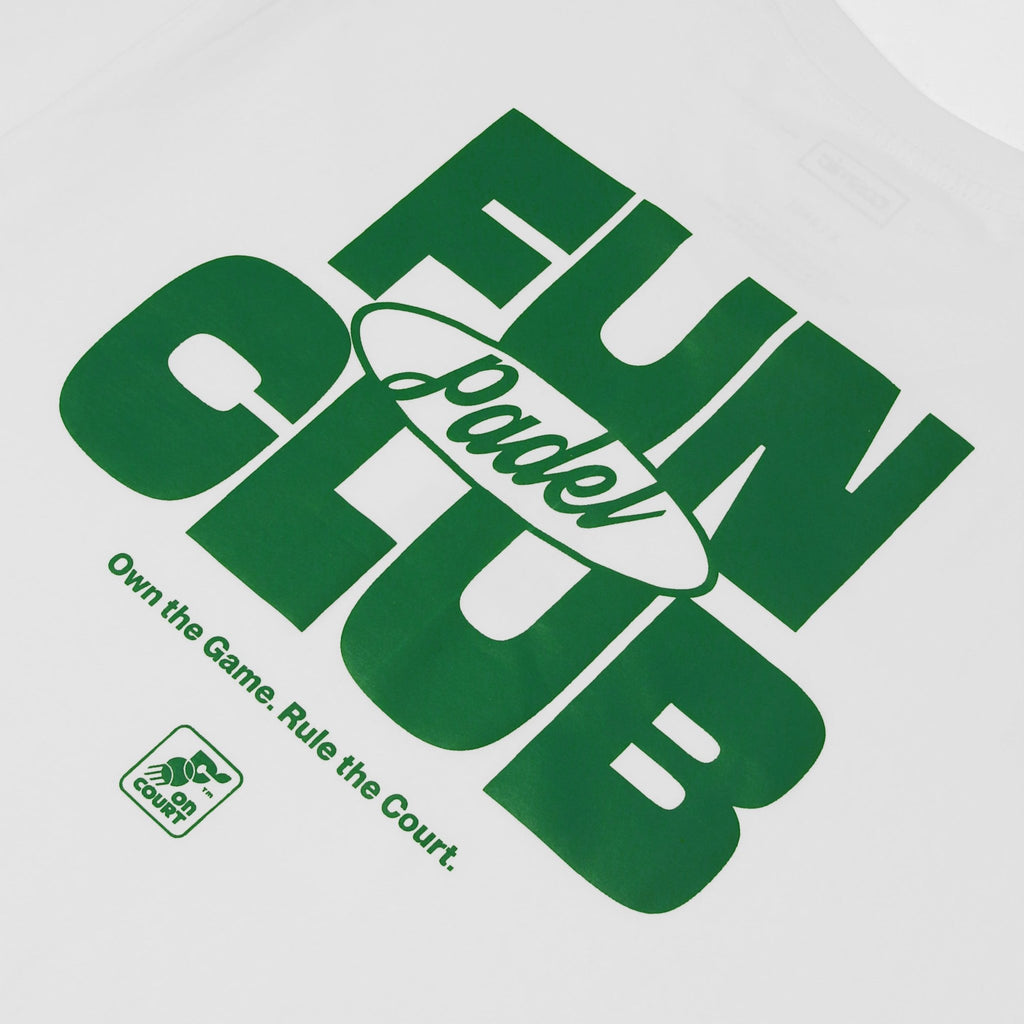 ON COURT FUN CLUB WHITE - Cosmic Clothes Official