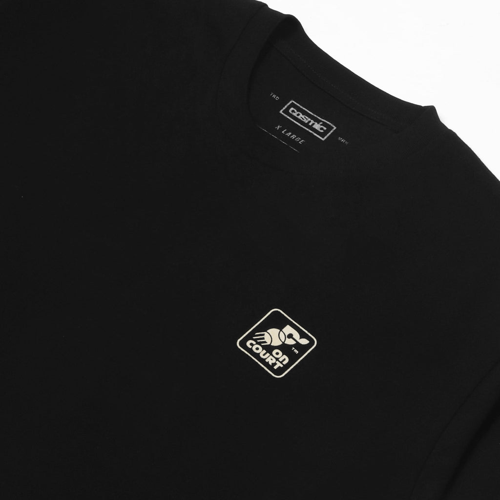 ON COURT LOGO BLACK - Cosmic Clothes Official