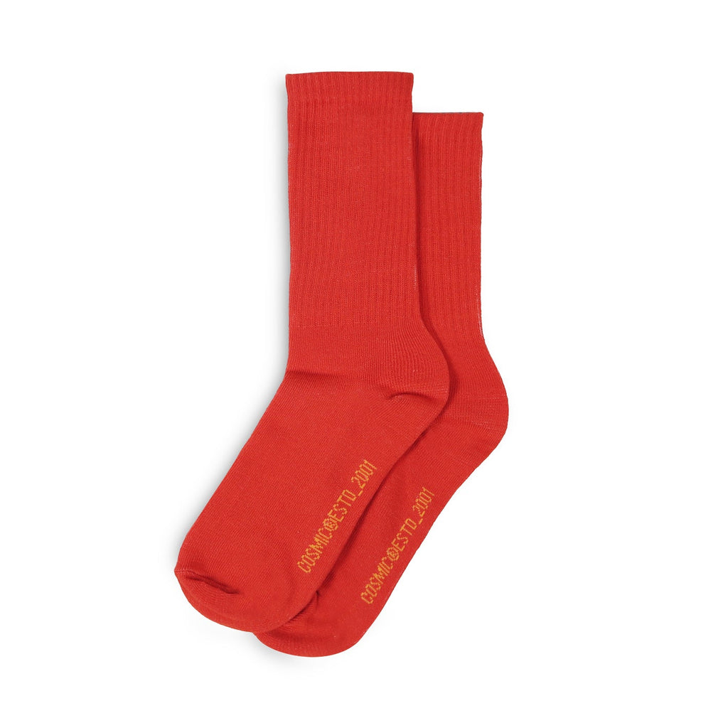 ORANGE BASIC SOCKS - Cosmic Clothes Official