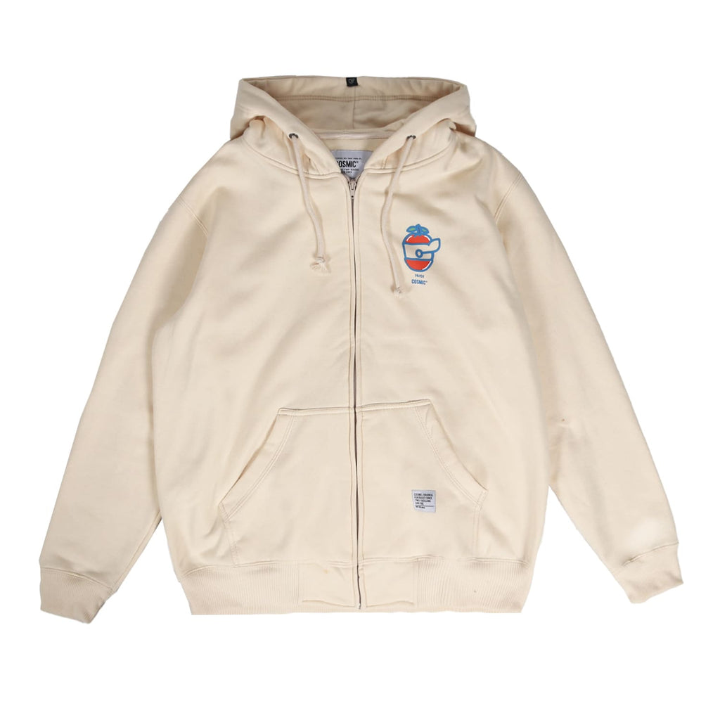 ORANGE LOGO ZIPPER OFFWHITE - Cosmic Clothes Official
