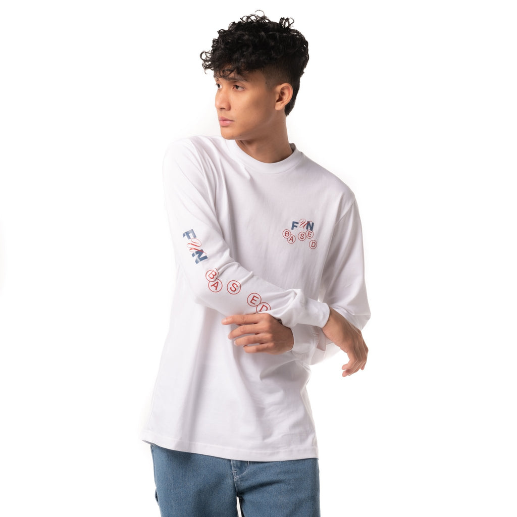 SPANIER WHITE LONGSLEEVE - Cosmic Clothes Official