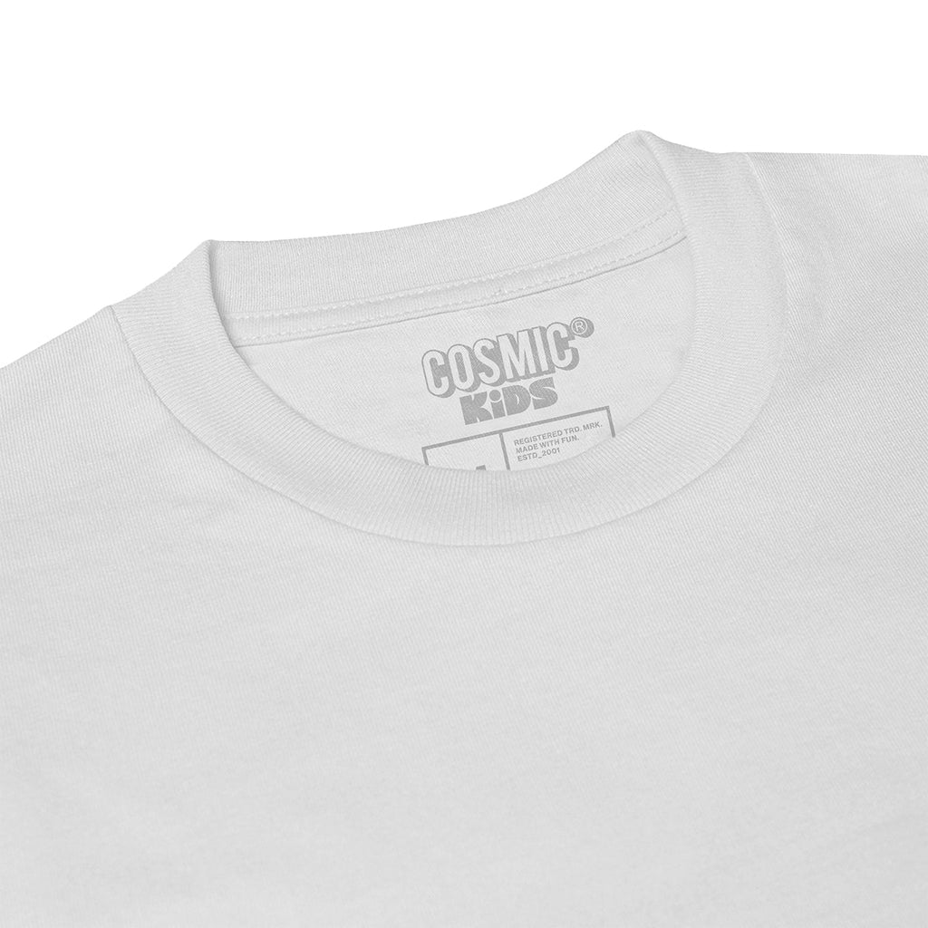 STANDIE LONGSLEEVE WHITE KIDS - Cosmic Clothes Official