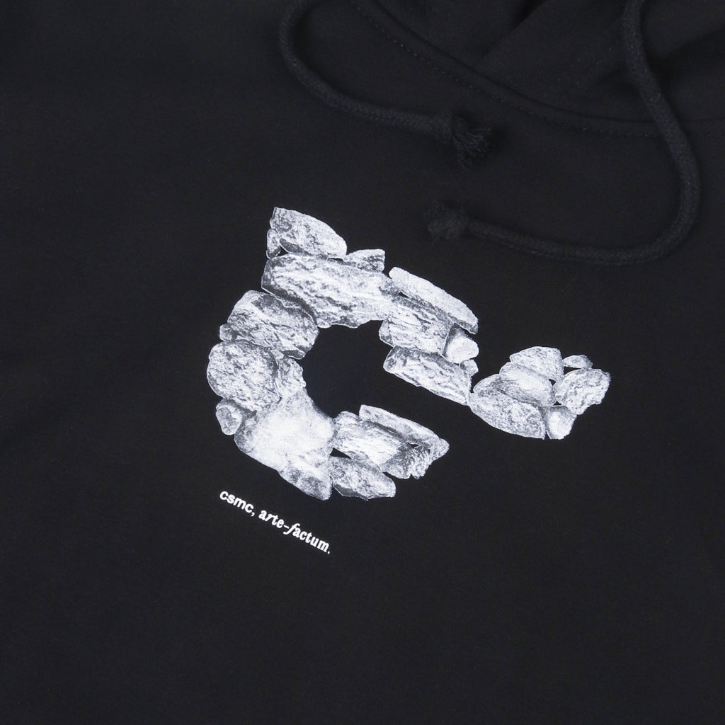 STONE HOODIE BLACK - Cosmic Clothes Official