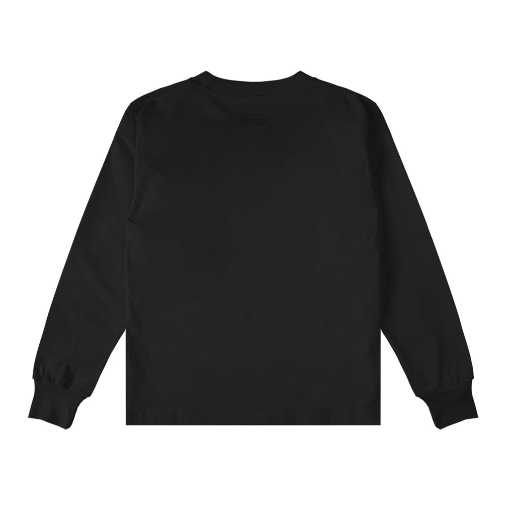 SUNDAY FUNDAY LONGSLEEVE BLACK KIDS - Cosmic Clothes Official