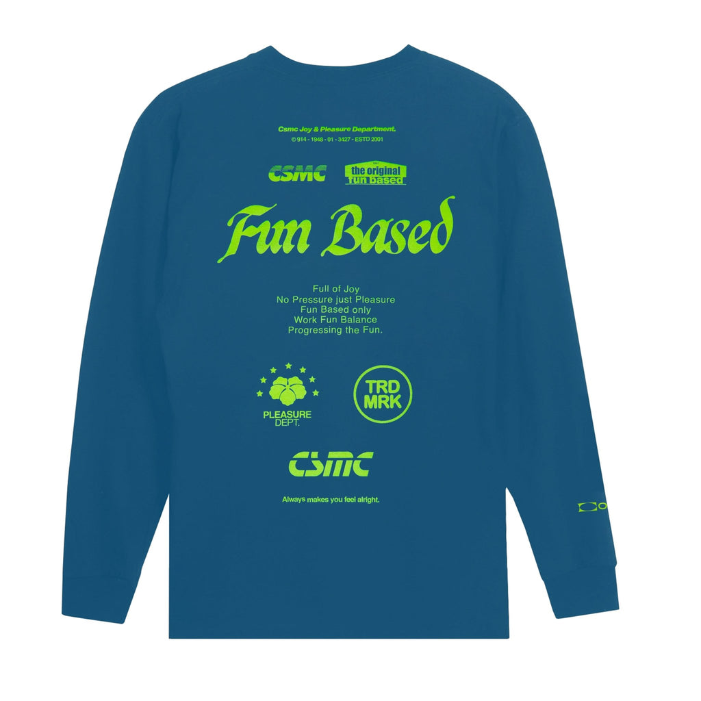 WIMBEL BLUE LONGSLEVEE - Cosmic Clothes Official