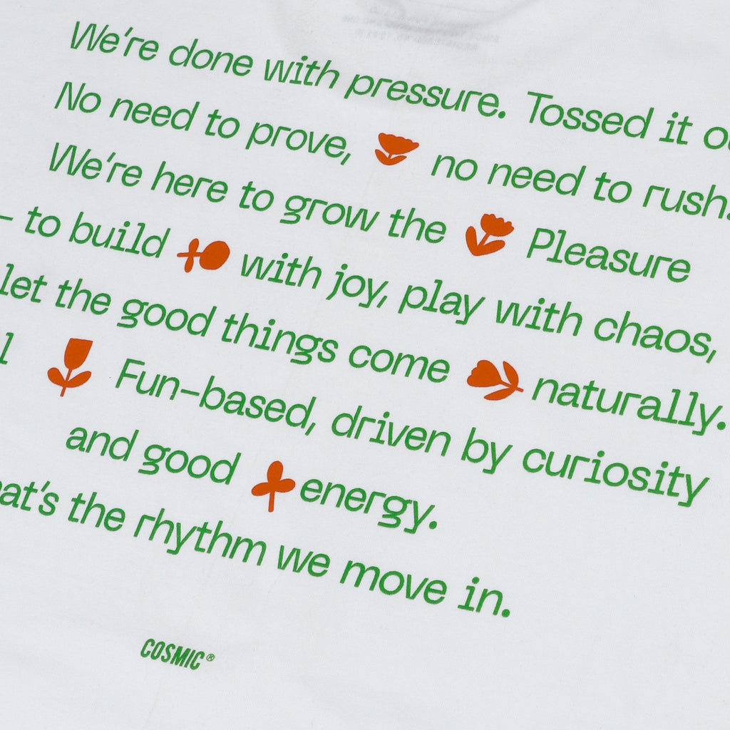 WORDS WHITE - Cosmic Clothes Official