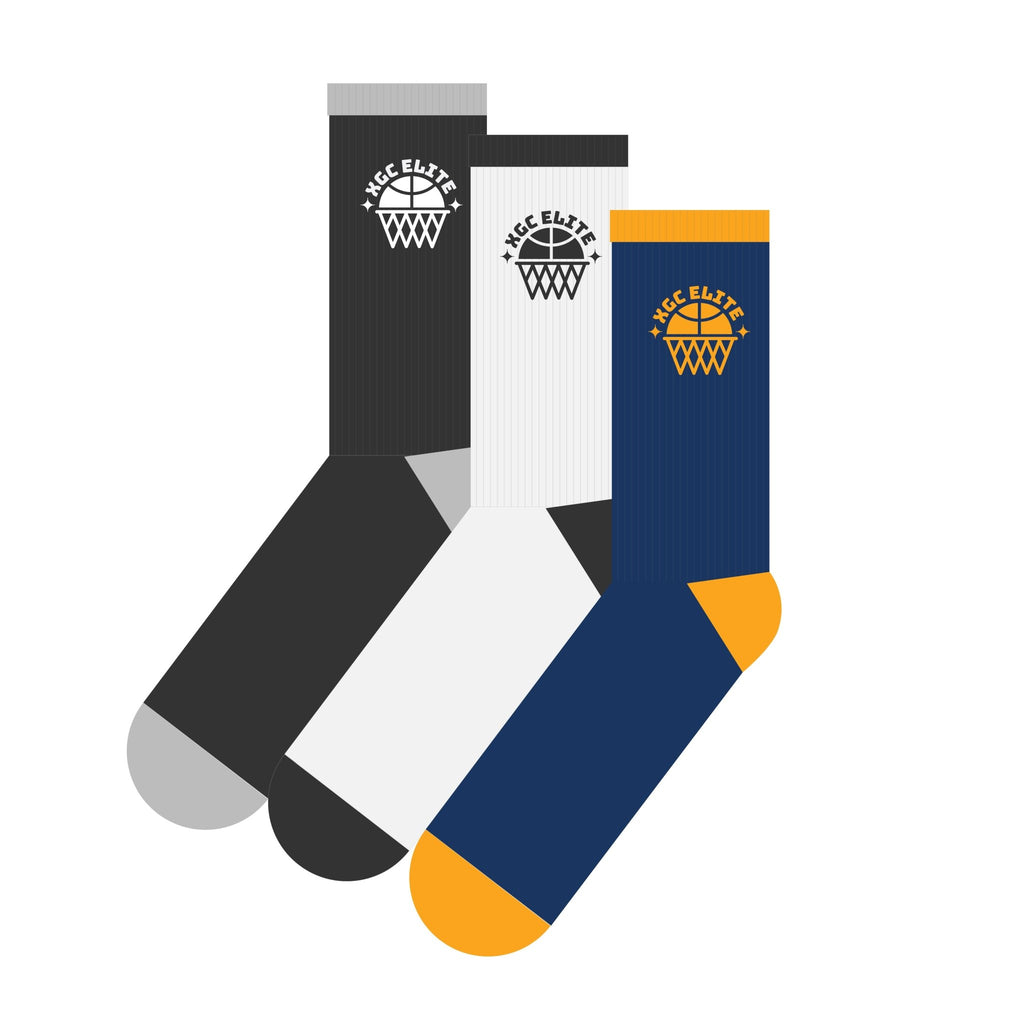 XGC ROTHKO WHITE SOCKS - Cosmic Clothes Official