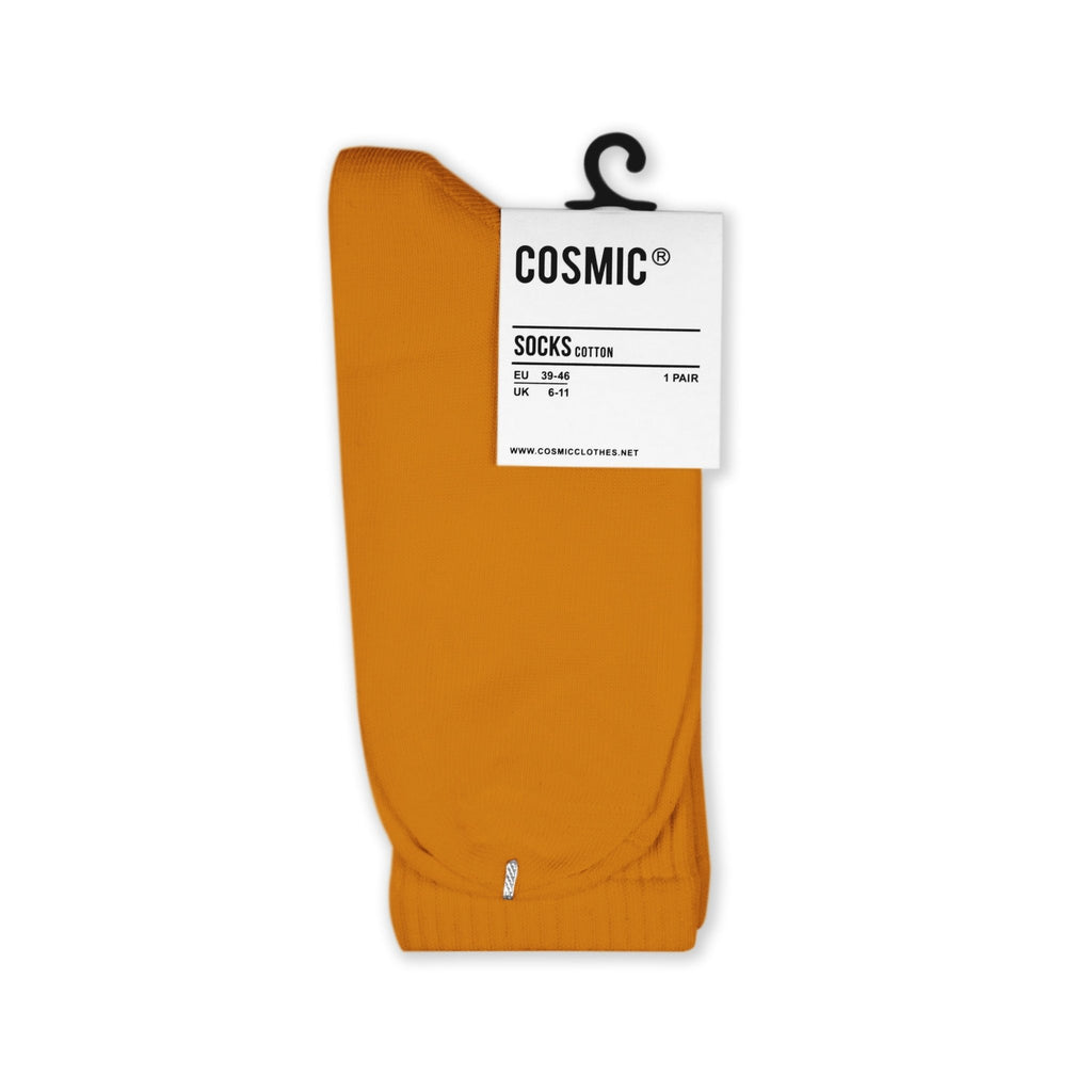 YELLOW BASIC SOCKS - Cosmic Clothes Official